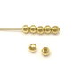 Distantier otel cu finisaj auriu, 3 mm - 10 buc (cod 7-226)