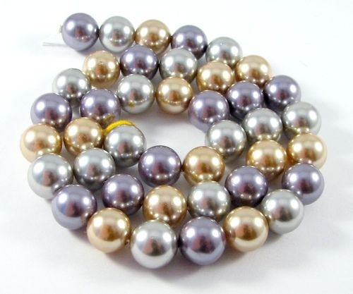 3496 - 6buc perle Mallorca 10mm