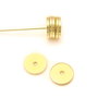 Distantier otel cu finisaj auriu, 8x1 mm (cod 7-233)