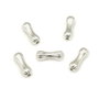 Distantier placat cu argint, 9x3 mm (cod 7-236)