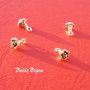 Floare din argint INDIA 6x9.5 mm (cu anoul)