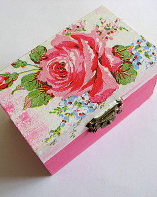 cutie lemn decorata 21661