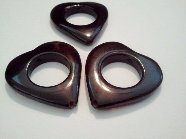 1b Onix pandantiv inima 40 x 33mm GRAD B Pret redus