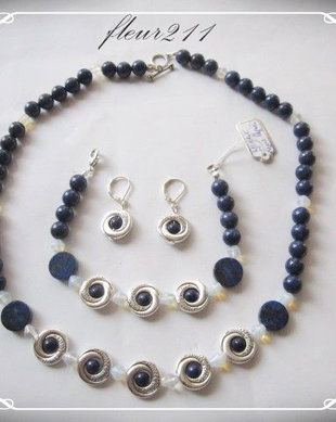SET LAPIS-LAZULI SI OPALIT-2