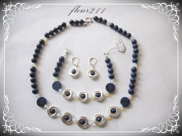 SET LAPIS-LAZULI SI OPALIT-2