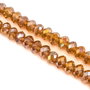 Cristale de sticla, rondele fatetate, 8x6 mm (cod 19-14)