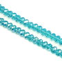 Cristale de sticla, rondele fatetate, 6x4 mm (cod 19-30)