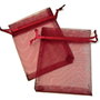Saculeti organza bordo, 8x10 cm (cod 18-4)