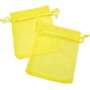 Saculeti organza galbeni, 8x10 cm (cod 18-10)