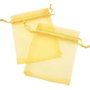 Saculeti organza aurii, 8x10 cm (cod 18-11)