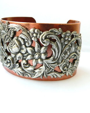 Victorian Floral Cuff