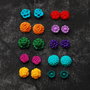 Set 10 perechi cabochoane polimer P2