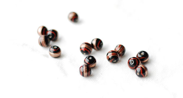 4b Margele vintage  sfera - lampwork