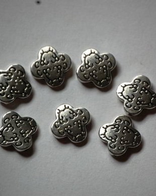 LD08 - spacer argintiu 10x11 mm