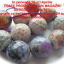 Agate crab fire fatetate 17-18 mm