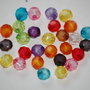 LMA803 - (100 buc) margele acrilice 8 mm mix
