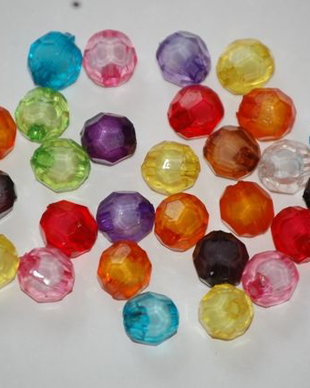 LMA803 - (100 buc) margele acrilice 8 mm mix