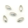 Distantier placat cu argint, oval 8x4 mm (cod 7-242)