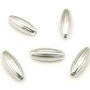 Distantier placat cu argint, oval 12x4,5 mm (cod 7-243)
