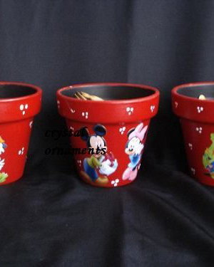 Ghivece handmade Mickey/marturie