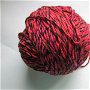 Fire tricotat crosetat rosu negru croseta 5 - 6