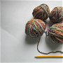 Fire tricotat crosetat degrade coloratcroseta 4-5