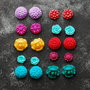 Set 10 perechi cabochoane polimer