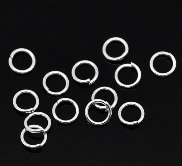 10b zale placate argint 5mm x0,8mm (SP0013)