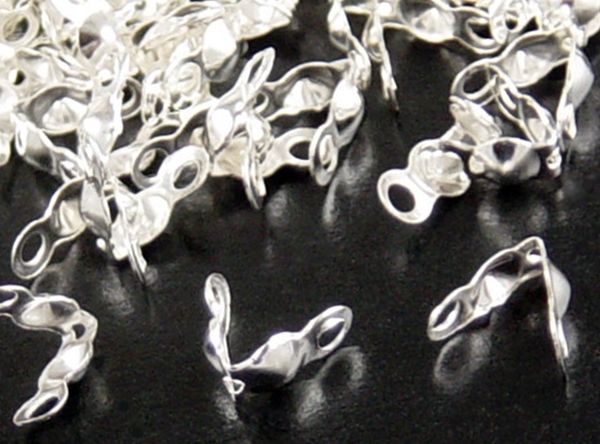10b Cupa nod placata argint 8mm x4mm (SP0106)
