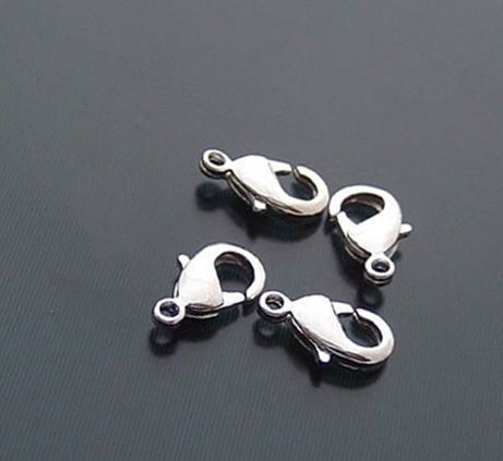 Inchizatoare lobster placata argint 14mm SP0085