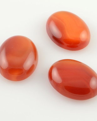 Cab26 Cabochon oval agata, caramel, 20x15mm