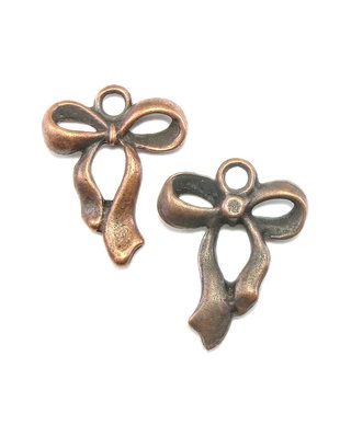 Charm funda, finisaj cupru antichizat, 22x18 mm (cod 9-29)