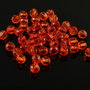 AB925.5 Margele acril sfere fatetate, portocalii, 6mm