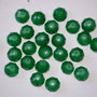 LMS842 - margele sticla verde mat 8x6 mm