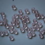 LMS619 - margele sticla roz 6x4 mm