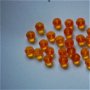 LMS627 - margele sticla portocalii 6x4 mm