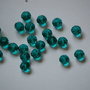 LMS628 - margele sticla turcoaz 6x4 mm