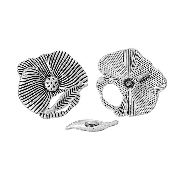 1b Inchizatoare toggle floare 29x28mm (spa 31)