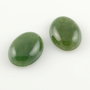 Cab30 Cabochon oval agata verde inchis 20x15mm
