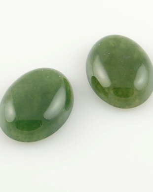 Cab30 Cabochon oval agata verde inchis 20x15mm