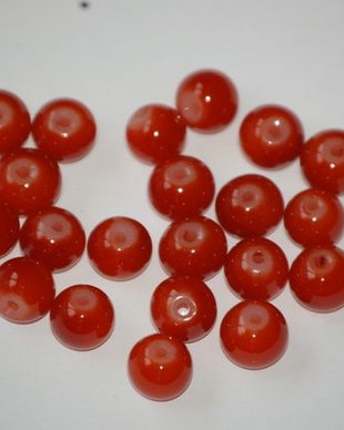 LMS846 - margele sticla maro 8 mm