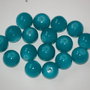 LMS1023 - margele sticla albastre10 mm