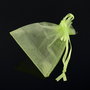 Saculeti organza verde deschis 7x9cm