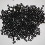 LMN208 - (50g) margele nisip negre 2 mm