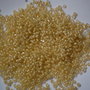 LMN212 - (50g) margele nisip transparent cu miez galben 2 mm