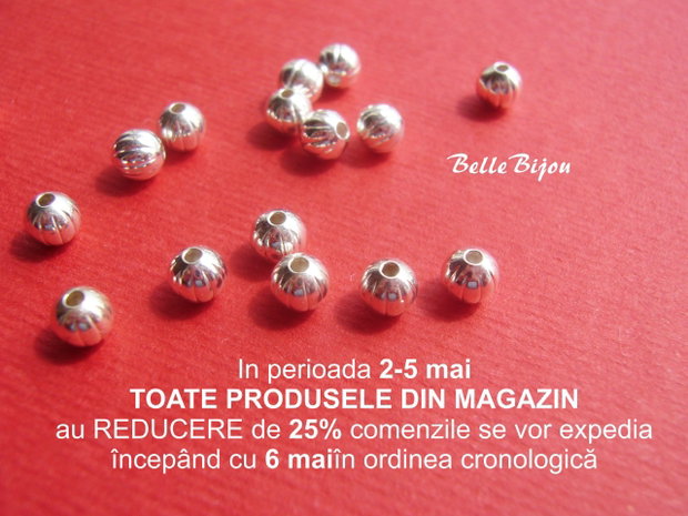Margica argintata 4 mm