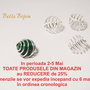 Cusca spirala pentru margele, placata cu argint aprox 9 mm