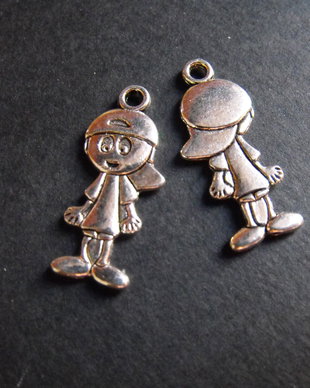 PANDANTIV BAIETEL - 28 X 12 MM