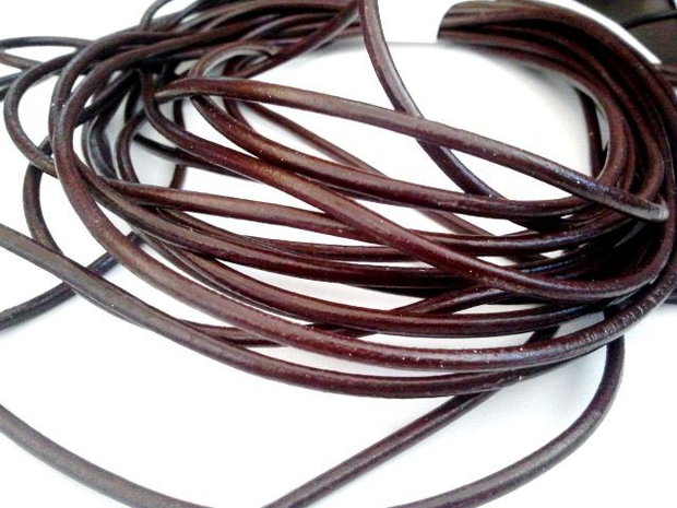 1m snur piele naturala 3mm