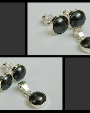 Set Swarovski Pearl - Cristal Black
